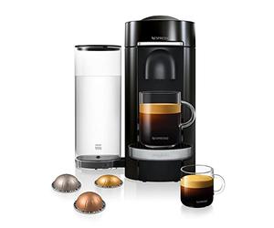 Nespresso Vertuo Plus Automatic Pod coffee machine for Americano, Decaf, Espresso by Magimix in Black