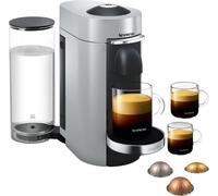 Nespresso Vertuo Plus Automatic Pod coffee machine for Americano, Decaf, Espresso by Magimix in Silver