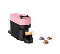 Nespresso Vertuo Pop Coffee Machine by De'Longhi, Over 40 Varieties of Pods, 6 Coffee Cup Sizes, Espresso, Cappuccino, Starter Capsule Set Included, ENV90.P, Pink