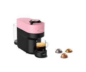 Nespresso Vertuo Pop Coffee Machine by De'Longhi, Over 40 Varieties of Pods, 6 Coffee Cup Sizes, Espresso, Cappuccino, Starter Capsule Set Included, ENV90.P, Pink