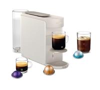 Nespresso Vertuo Up by De'Longhi, Coffee Pod Machine with Precision brewing, Fast Heat-Up, Compact Design, Make Espresso, Americano, latte and perfect for over ice coffee, White (ENV200.W)