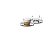 NESPRESSO VIEW 2 CAPPUCCINO CUPS & 2 SAUCERS,NEW, BRAND NEW IN BRAND BOX