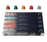 Nespresso World Explorations Pack: Envivo, Fortissio, Linizio, Shanghai, Buenos Aires Lungo - 50 Capsules