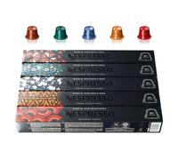 Nespresso World Explorations Pack: Vivalto, Linizio, Fortissio, Envivo, Shanghai Lungo, 50 Capsules