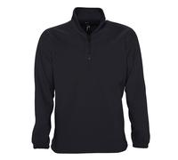 Ness Zip Neck Anti-Pill Fleece Top SOL'S Charcoal L