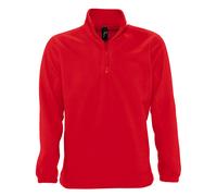 Ness Zip Neck Anti-Pill Fleece Top SOL'S Red XXXL