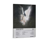 Nessa Barrett - Young Forever Album Poster Music Gifts Poster Gifts Music Decor Handmade Gift Poster Decorative Painting Canvas Wall Posters And Art Picture Print Modern Family Bedroom Decor Poste