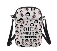 Nessa Gavin Quote Oh What's Occurring Crossbody Bag Gift for Gavin & Stacey Fans (Occurring B)