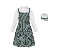 (Nessarose, XS) Wicked One Part Cosplay Costume Dresses Trench Coat Halloween Party Up Dress
