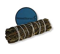 NessaStores 3 pcs Ruda Rue Smudge Sticks, 4-Inch Hand Tied, All Natural, Ethically Sourced for Home Cleansing, Clearing Negative Energy, & Attracting Positivity JC-204