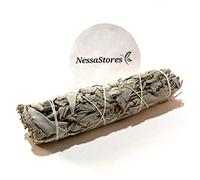 NESSASTORES - California White Sage Smudge Stick Incense 6" Bundle #JC-162 (6 pcs)