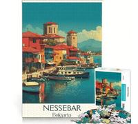 Nessebar Ancient City jigsaw 1000 pieces for adults | Precision cutting Train your brain and hands deal as gifts for the whole family 38x26cm