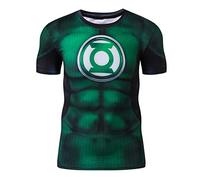 Nessfit Mens Compression Superhero T-Shirt Base Layer Gym Short Sleeve Top Running Thermal Workout (Medium, Superhero 9)