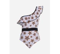 Nessi Byrd Girls Pelagia Swimsuit in White - White - 4 Yrs