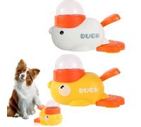 NESSICURE Interactiv Treat Dispenser Toy for Dogs and Cats, Duck Shaped Puzzle Feeder, Slow Eating Bowl for pets, Fun Food Dispensing Toy for small animals