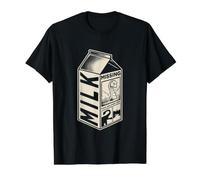 Nessie Loch Ness Monster Milk Box Scotland Cryptid Folklore Value Graphic T-Shirt, Men, Black, M