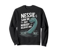 Nessie Saw Me Loch Ness Cryptid Nessie Loch Ness Monster Sweatshirt