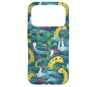 Nessie's Playful Parade Colorful Loch Ness Monsters Pattern Case for iPhone 17 Pro