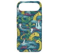 Nessie's Playful Parade Colorful Loch Ness Monsters Pattern Case for iPhone Air