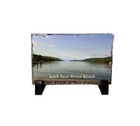 Nessie's Treasure Personalised Photo Slate Custom-Printed for a Beautiful Keepsake. Heart 14cm x 14cm