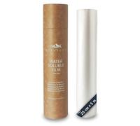 NESSTERS Water Soluble Embroidery Stabilizer - Soluble Transparent Film for Hand Embroidery Machine or Pencil Embroidery - Soluble Paper Film - 25 Micron Thickness - Roll 25 cm x 5 m