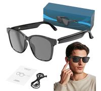 Nessthub Smart Glasses - AI Smart Wireless Headphone Sunglasses, Bluetooth 5.4 Translation Glasses with 144+ Languages for Travel, Meeting, 8H Battery - Break Language Barriers in Real Time (Black)