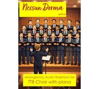 Nessun Dorma - 3 part choir or vocal TTB with piano: With FREE BACKING TRACKS to sing along to (Vocal / choral music)