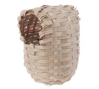 Nest Bamboo Woven Bird Nest for Cage Natrual & Safe Bird House for Parakeet Cockatiel Lovebird Finch Canary House for Cage Canary Parakeet Finch