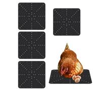 Nest Cushions for Hens - Washable and Reusable Laying Mat, 4 Pieces, Litter Tray for Chicken Nest Box, Suitable for Outdoor Barn, Backyard, Garden, Lawn, Farm Quail, Chicks, and Brooders