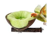 Nest for Parakeet - Cosy Nesting Box for Parakeets, Habitat for Birds in a Cage | For Cockatiel Lovebird Canary and Finch for Nesting Habitat