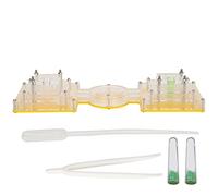 Nest House Acrylic Castle Villa Farm House Moisturizing Water Tower for Feeding Science Education Toy for Kids Parents Observation High Transparency Durable 24x8cm