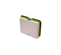 Nest Large 3-Piece Colour coded Chopping Board Set with Storage Stand, Green