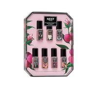 NEST New York - The set contains: 1 x Lychee Rose Rollerball 3 ml; 1 x Golden Nectar Rollerball 3 ml; One (1) Indigo Rollerball 3 ml; One (1) Wisteria Blue Rollerball Pen of 3 ml; One (1) Rollerball