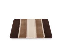 Nest & Nibble Bathroom Bath Mat (Brown, 60 x 110 cm) Non-Slip Toilet Floor Mat | Ultra-Absorbent Microfiber Technology Washable Shower Rug | Soft & Thick Anti-Mould Home Essential Bathtub Carpet