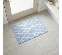 Nest & Nibble Blue Indoor Door Mat 60 x 90 cm - Non-Slip Washable Entrance Rug Soft Absorbent Floor Mat for Front & Back Door, Kitchen, Bedroom, Office, Entryway | Inside Home Essentials Carpet