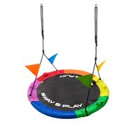 Nest Swing Children Kids Garden Seat 100/110/120/130 Round Hanging Rope Tree