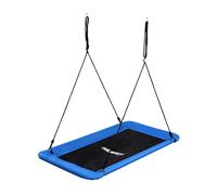 Relaxdays Nest Swing for Children & Adults, Outdoor, 150 kg, Blue, 150x80x165 cm