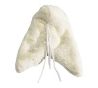 Nest Tent - Velvet Bird Cage | Creamy White Budgies Winter Shelter, Warm Bird Cage Accessory, Effective Heat Loss Prevention Compartment Comfortable Hiding Place for Small Birds