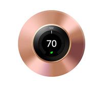 Nest Thermostat Wall Plate, 6 Inch, Copper Cover Plate, Fits Generation 1 and 2 Nests
