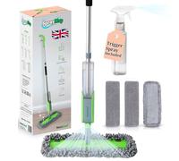 Nest Zest Spray Mop - Mops for cleaning floors | Spray mop with washable pads | Floor mop for hard floors, laminate, tile, wood, lvt, karndean. 3 washable and reusable microbre pads, Wet & dry use.