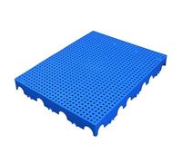Nestable Plastic Transport Pallet with Star Design Non Slip Heavy Duty 200 3000KG Load Capacity for Warehousing and Industrial Use