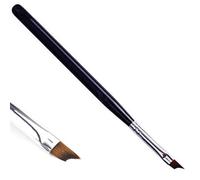 Nesthetics 1 Pcs Oblique Head French Tip Nail Brush Thin Nail Brush Black Handle UV Gel Acrylic Painting Drawing Pen
