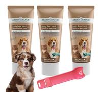 Nestico Liver Paste for Dogs & Cats - Grain-Free Dog Pâté Tube with Nutrient-Rich Liver - Training Reward, Treat & Medication Aid - Includes Squeeze Spoon - 3 x 75g