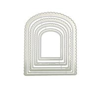 Nesting Arch Die Cuts Embossing Cutting Dies Template for Kid Gift Card Making Scrapbooking Album Photo Frame Embossing Die Cuts for Card Making