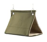 Nesting Box Bird Hut for Cage 3 Sizes Hanging Happy Hut Parrot Tent for Conure, Lovebird, Parrot, Parakeets, Cockatiels, (L, Blue)