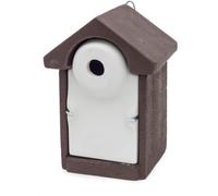 Nesting Box Incubator Bird House Feeder Bird Protection Holzbeton Braun Ø 28 MM