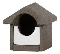 Nesting Box Incubator Bird House Holzbeton Grey 23 x 22 X 20 CM Pine/Spruce