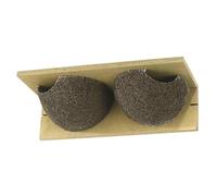 Nesting Box Incubator Mehlschwalben 2er Double, Cancun Grey Bird House Birds New