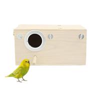 Nesting Box - Wooden Bird Nest | Bird Cage Nesting Box, Natural Wooden Birds House, Birds Breeding Nestings Boxs With Comfortable Design Easy To Clean And Maintain Safe Environment 29x15x15cm