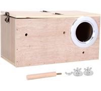Nesting BoxBird Wood Nest Birds Living Place Creative Incubator Breeding Box Random Style Bird Boxes